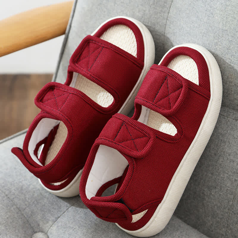Plus Size Easy On Velcro Anti-slip Slippers