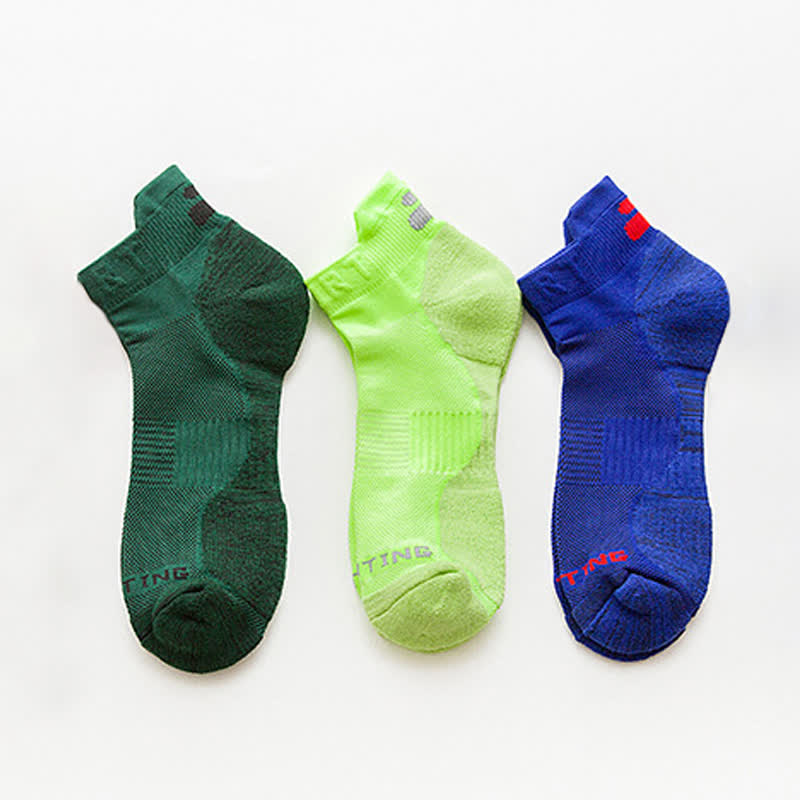Cotton Sports Running Breathable Ankle Compression Socks(3 Pairs)