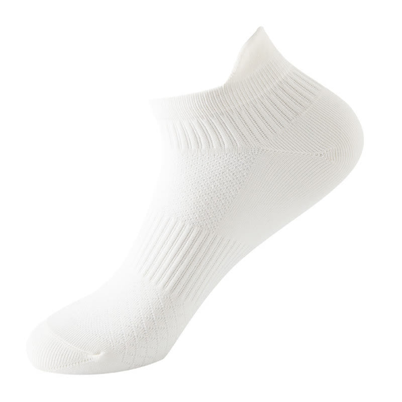 Solid Color Quick-drying Running Ankle Compression Socks(8 Pairs)