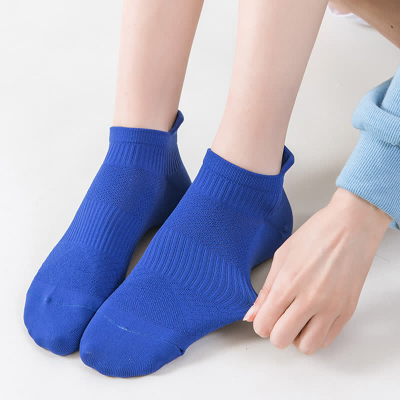 Solid Color Quick-drying Running Ankle Compression Socks(8 Pairs)