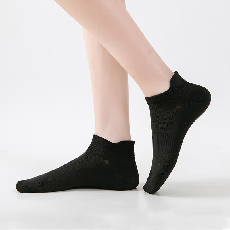 Solid Color Quick-drying Running Ankle Compression Socks(8 Pairs)