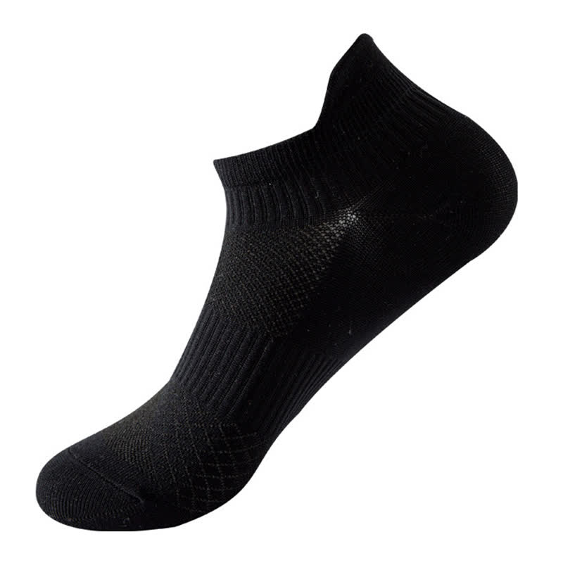 Solid Color Quick-drying Running Ankle Compression Socks(8 Pairs)
