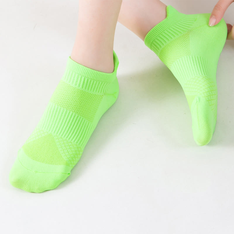 Solid Color Quick-drying Running Ankle Compression Socks(8 Pairs)