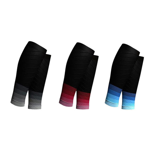 Plusock Elastic Gradient Color Compression Calf Sleeves(3 Pairs)