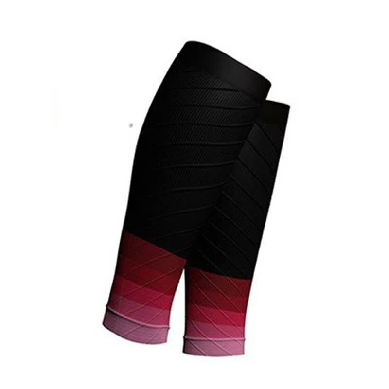 Elastic Gradient Color Compression Calf Sleeves(3 Pairs)