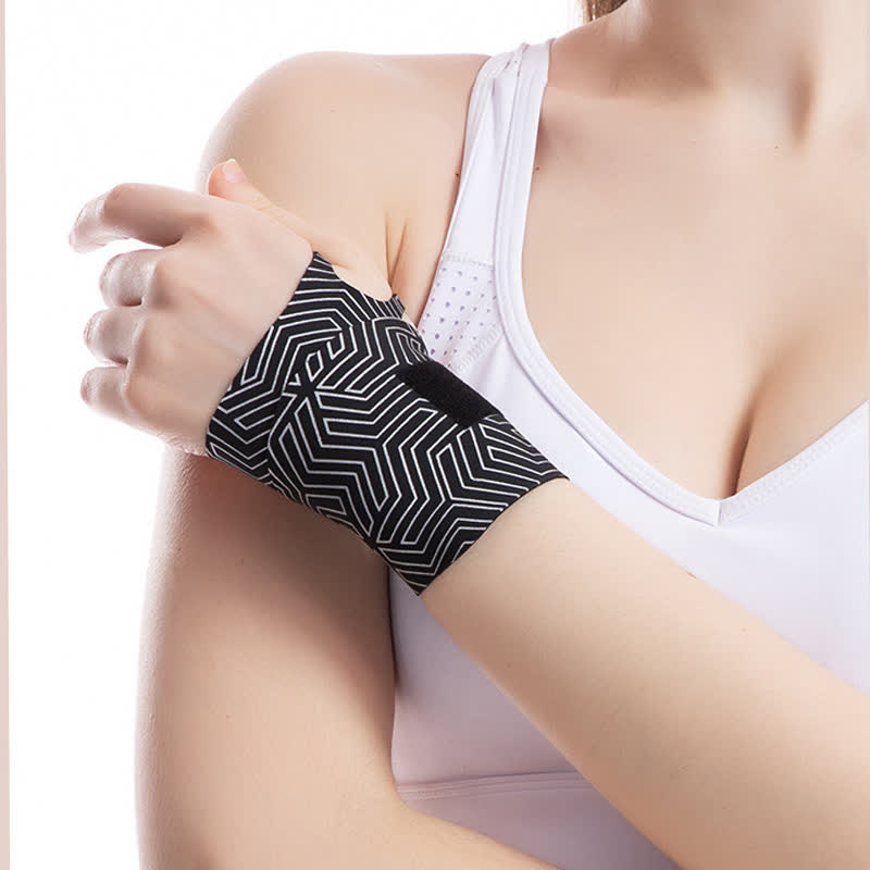Stripe Print Ultra-Thin Wrist Sleeves