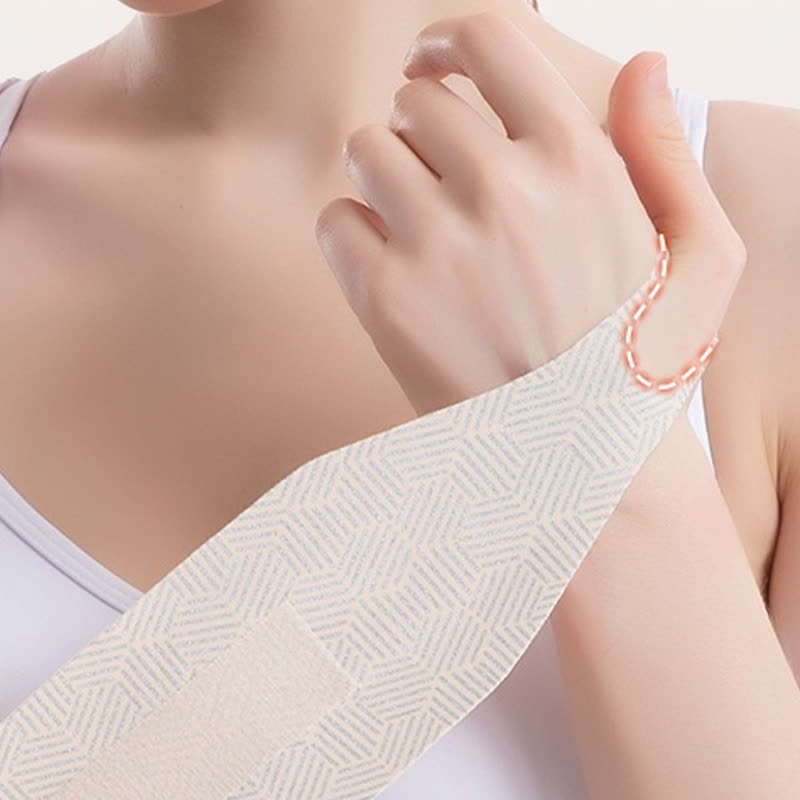 Stripe Print Ultra-Thin Wrist Sleeves