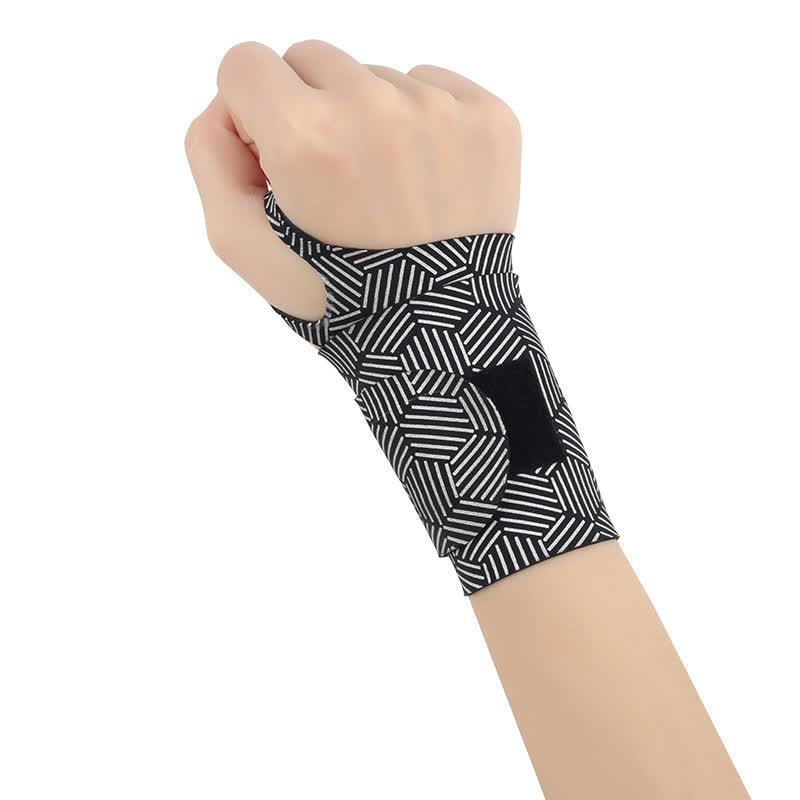 Stripe Print Ultra-Thin Wrist Sleeves