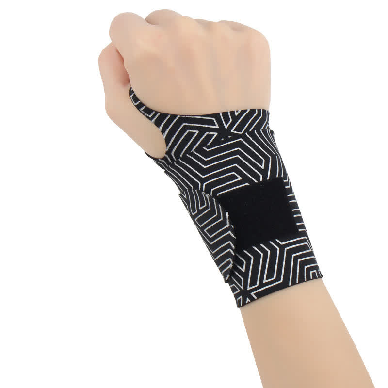 Stripe Print Ultra-Thin Wrist Sleeves