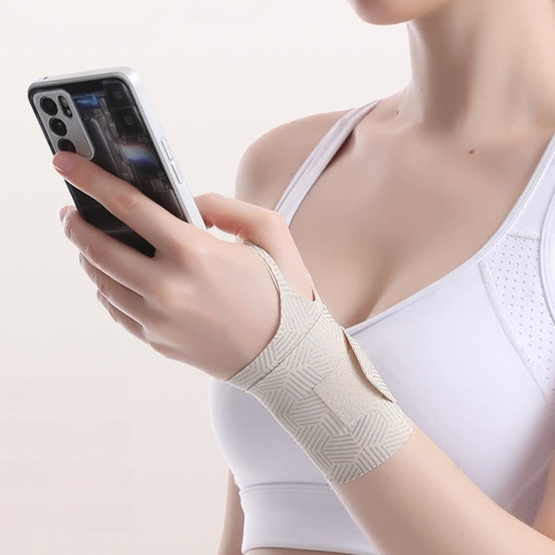 Stripe Print Ultra-Thin Wrist Sleeves