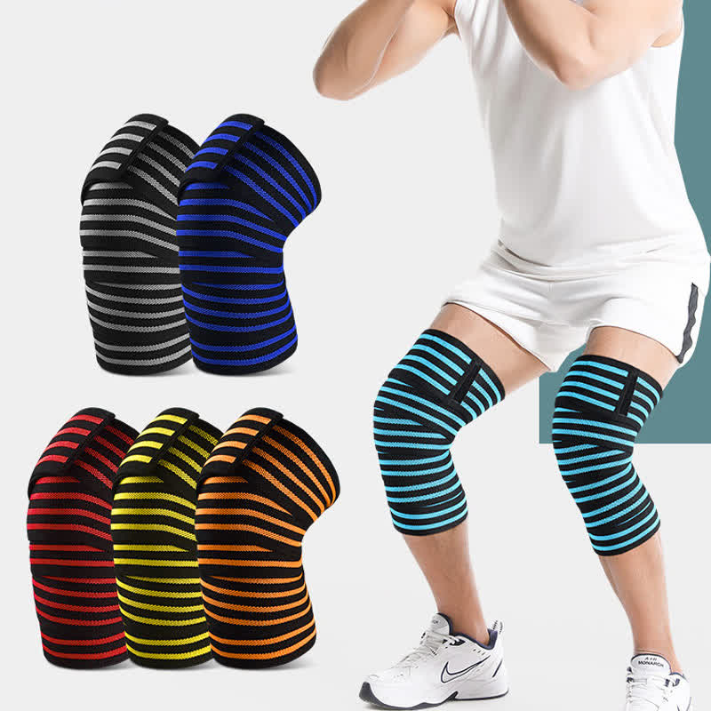 Elastic Wrap Adjustable Sports Knee Pads