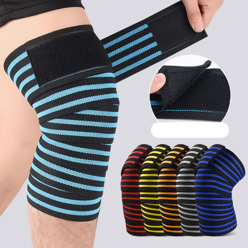 Elastic Wrap Adjustable Sports Knee Pads