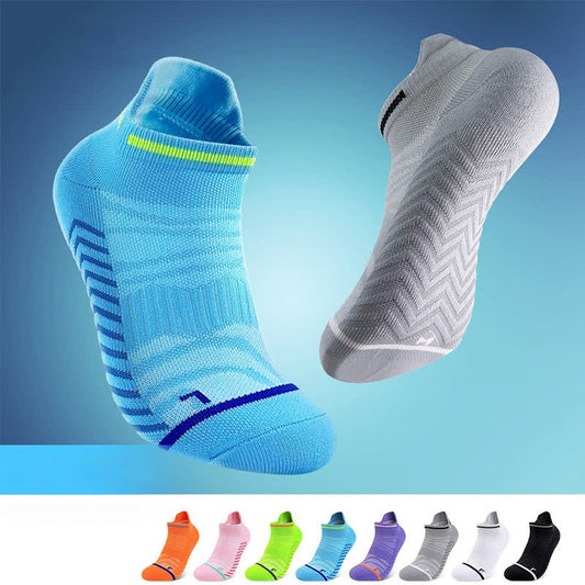 Plusock Simple Quick-dry Running Ankle Compression Socks(8 Pairs)