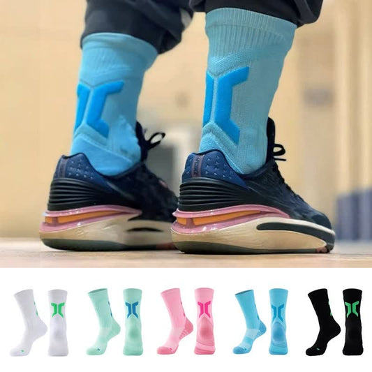 Plusock Breathable Sports Quarter Compression Socks(5 Pairs)