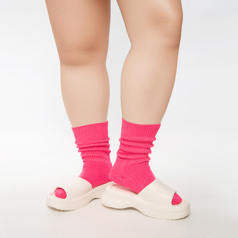 Plus Size Mesh Breathable Quarter Socks
