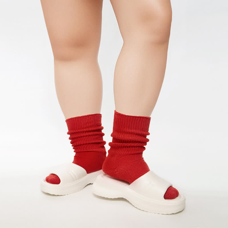 Plus Size Mesh Breathable Quarter Socks