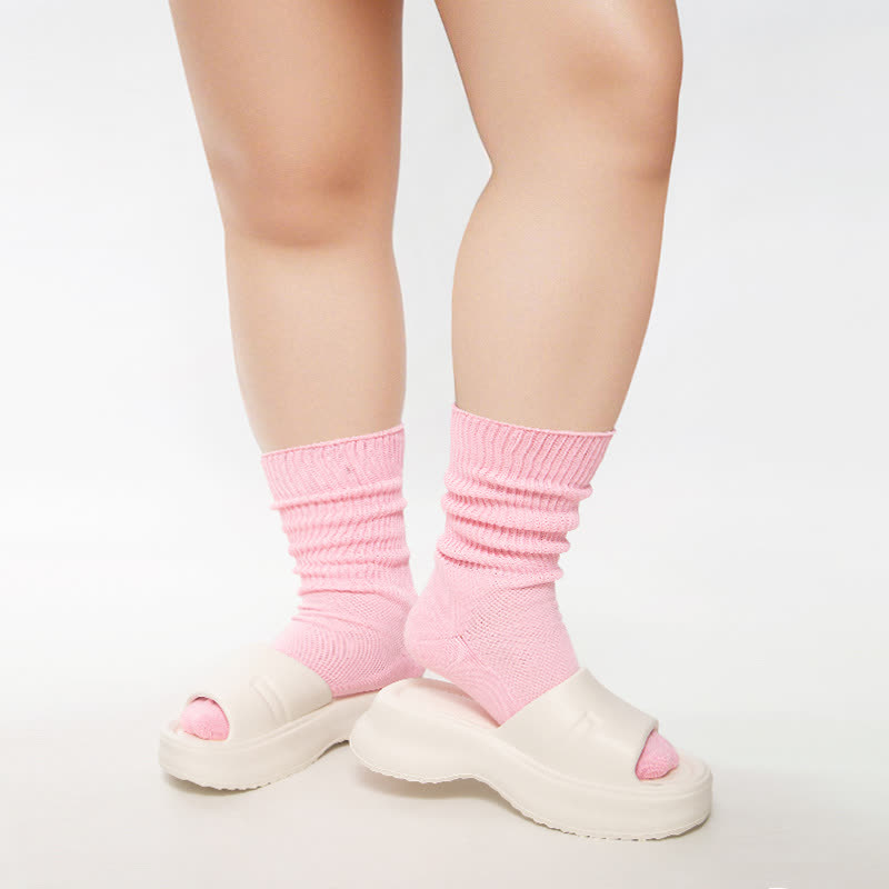 Plus Size Mesh Breathable Quarter Socks