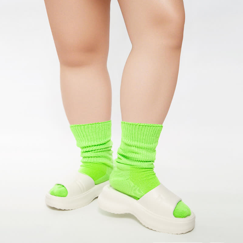 Plus Size Mesh Breathable Quarter Socks