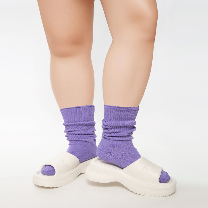 Plus Size Mesh Breathable Quarter Socks