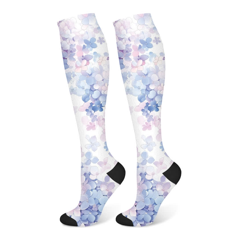 Dreamy Star Feather Compression Socks(3 Pairs)