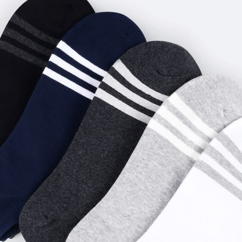 Plus Size Cotton Comfy No-show Socks(5 Pairs)
