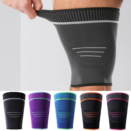 Plusock Elastic Knitted Sports Compression Thigh Sleeves