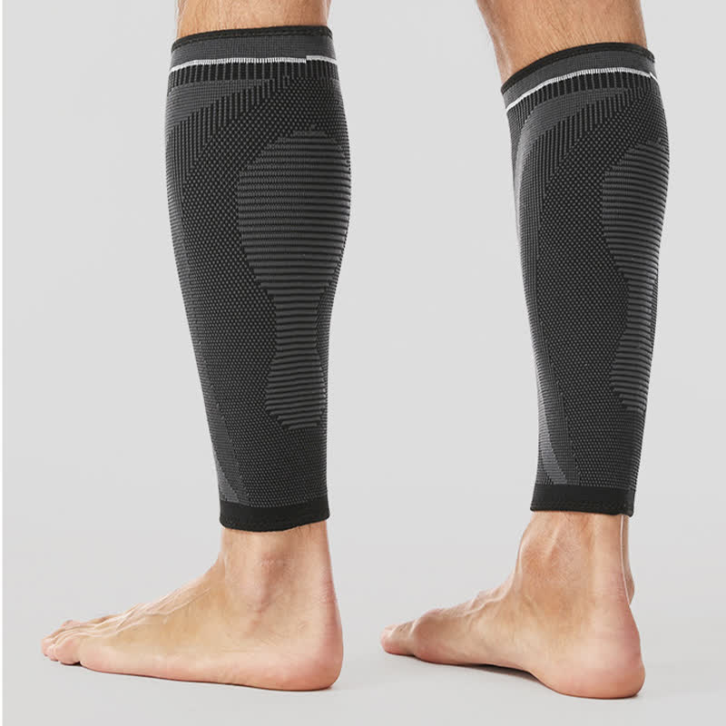 Elastic Knitted Sports Compression Calf Sleeves