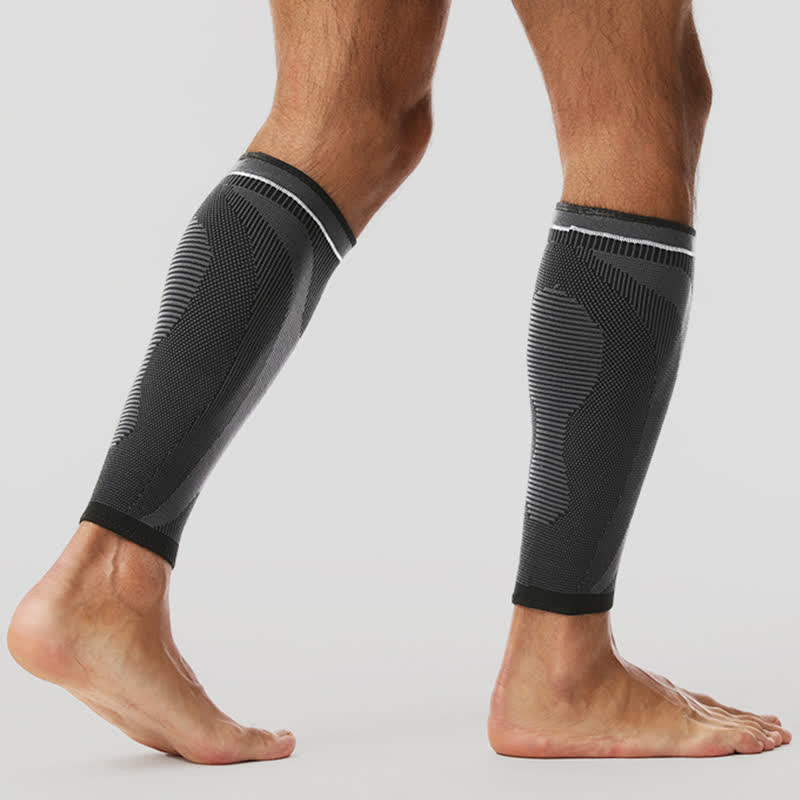 Elastic Knitted Sports Compression Calf Sleeves