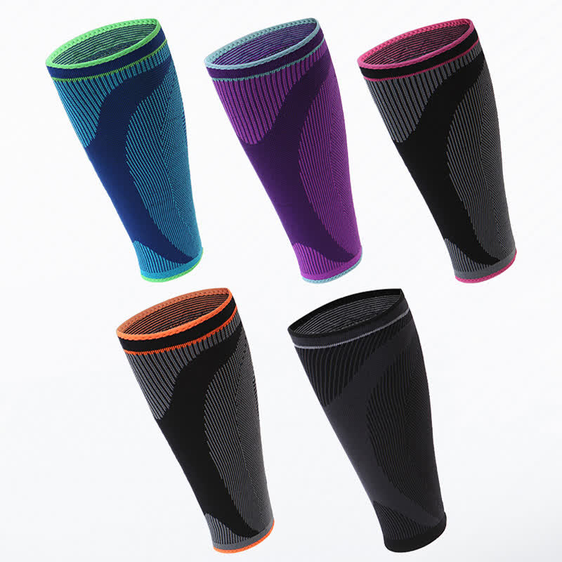 Elastic Knitted Sports Compression Calf Sleeves