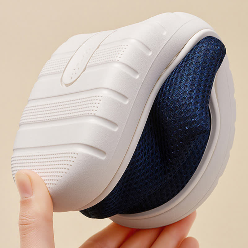 Wide Opening Mesh Slip-On Slippers