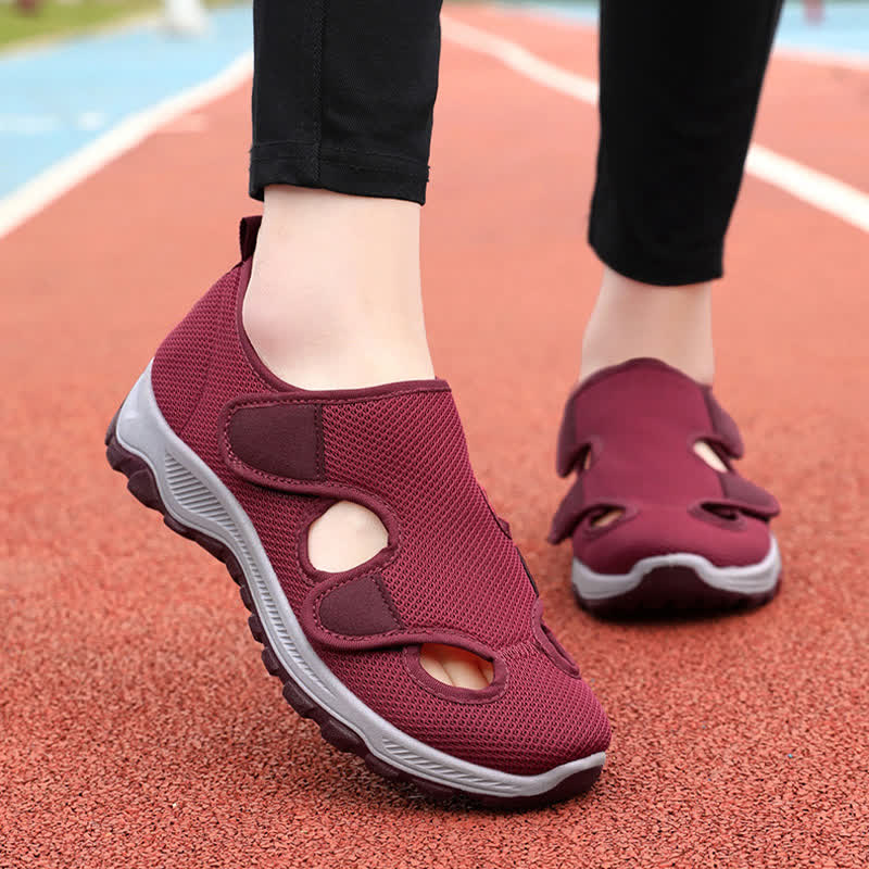 Breathable Casual Velcro Adjustable Slippers