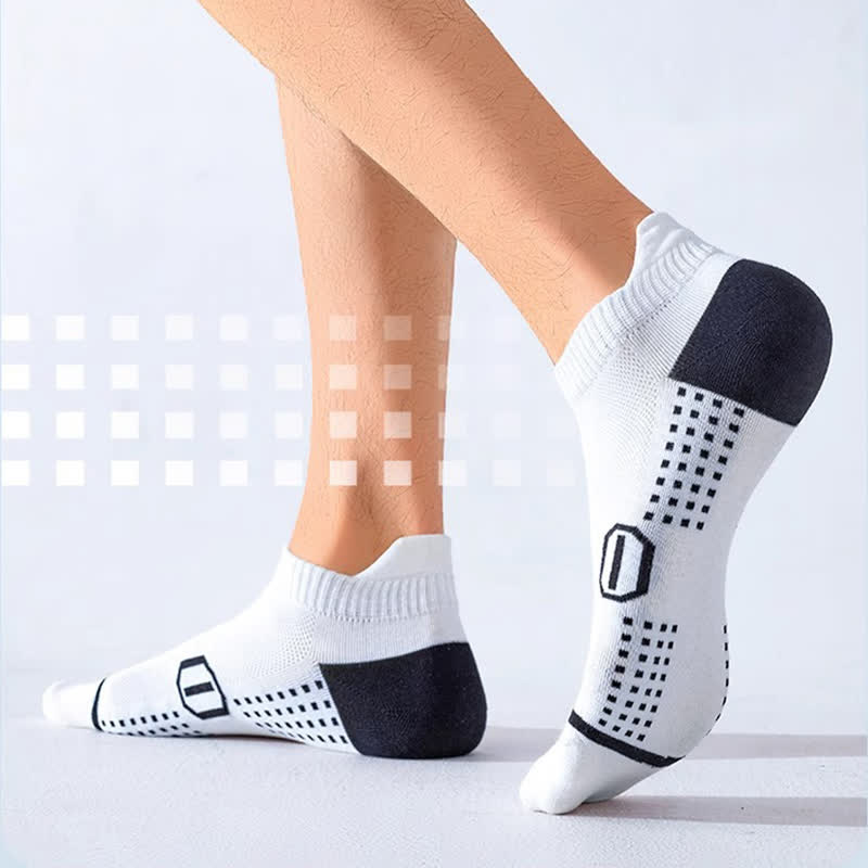 Graphics Print Cotton Sports Ankle Compression Socks(6 Pairs)