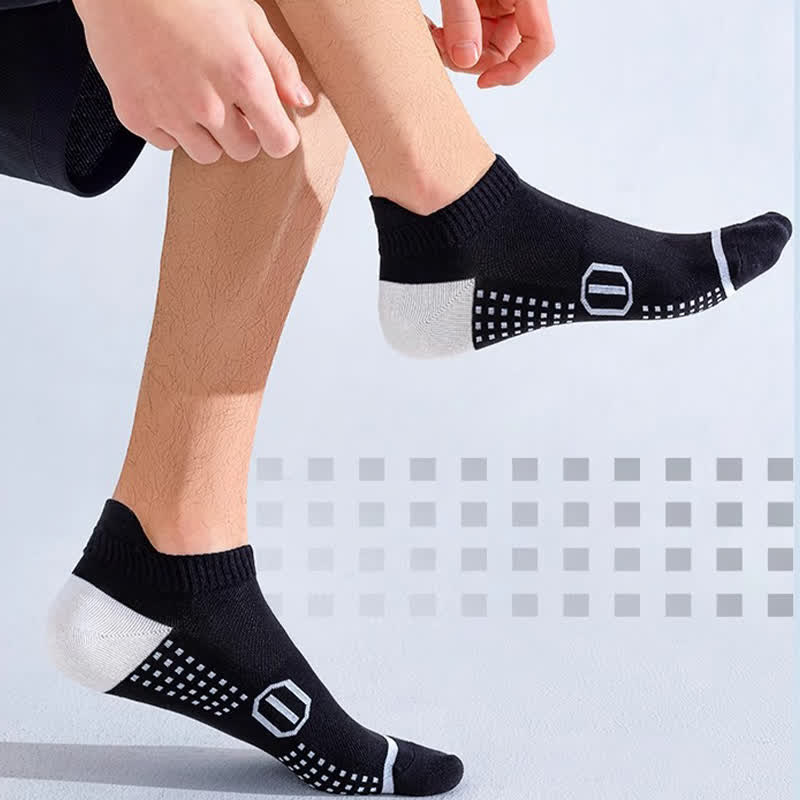 Graphics Print Cotton Sports Ankle Compression Socks(6 Pairs)