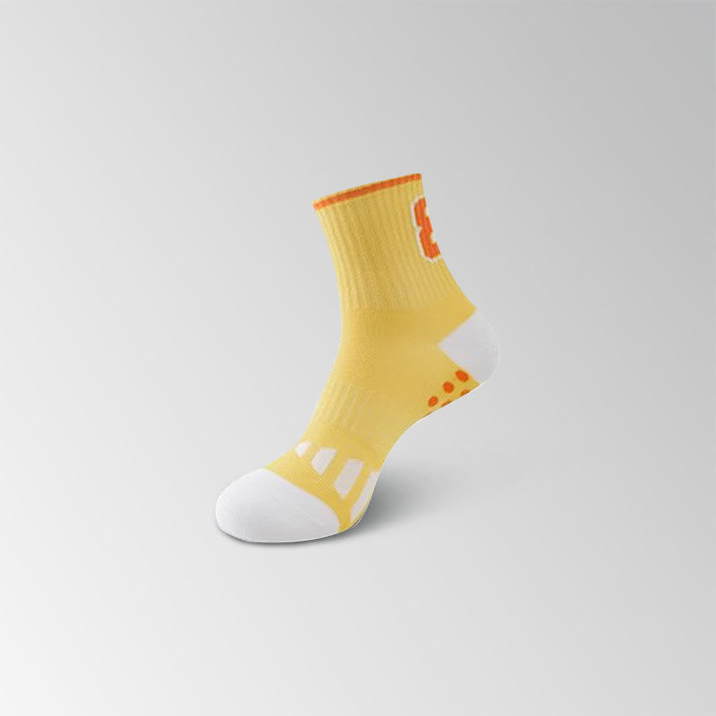 Number Graphics Print Ankle Compression Socks(8 Pairs)