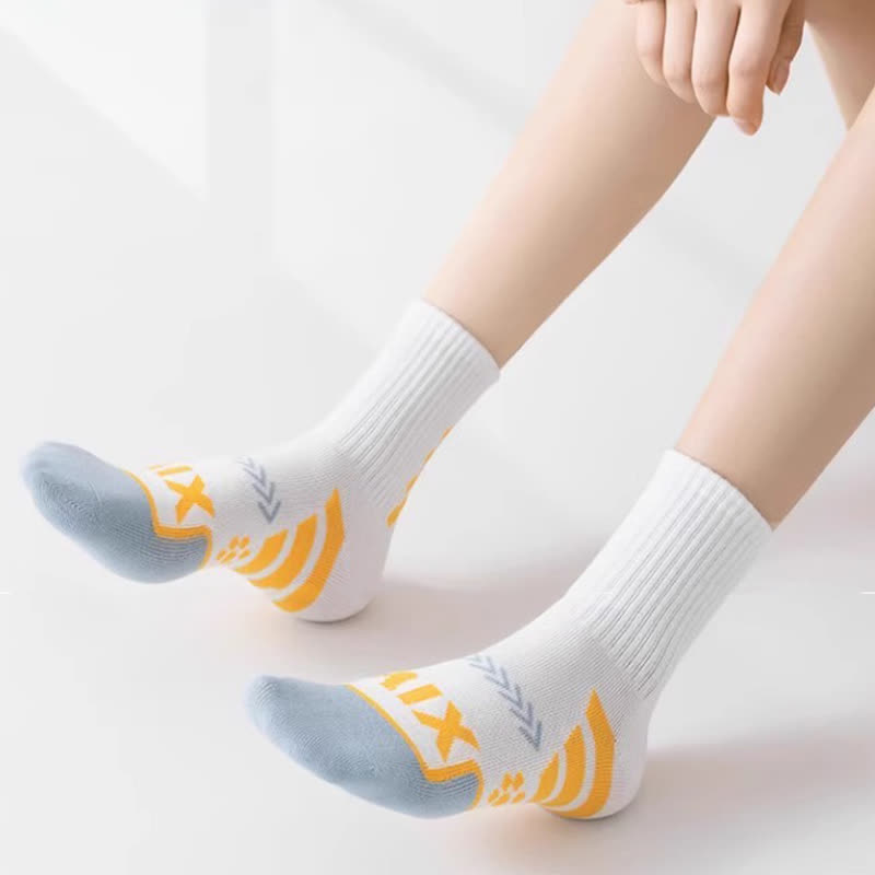 Number Graphics Print Ankle Compression Socks(8 Pairs)