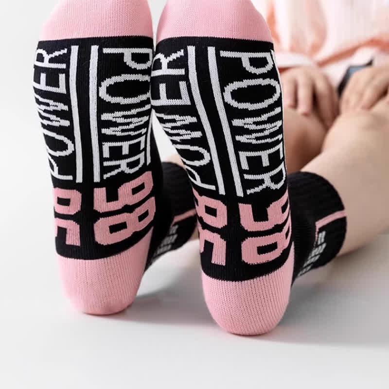 Number Graphics Print Ankle Compression Socks(8 Pairs)