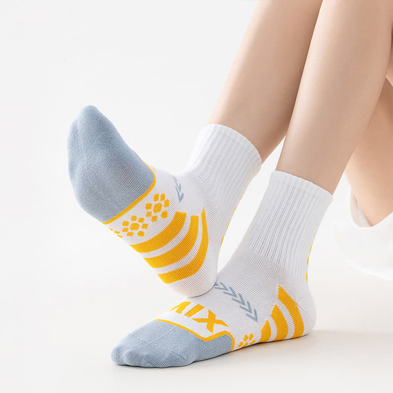 Number Graphics Print Ankle Compression Socks(8 Pairs)