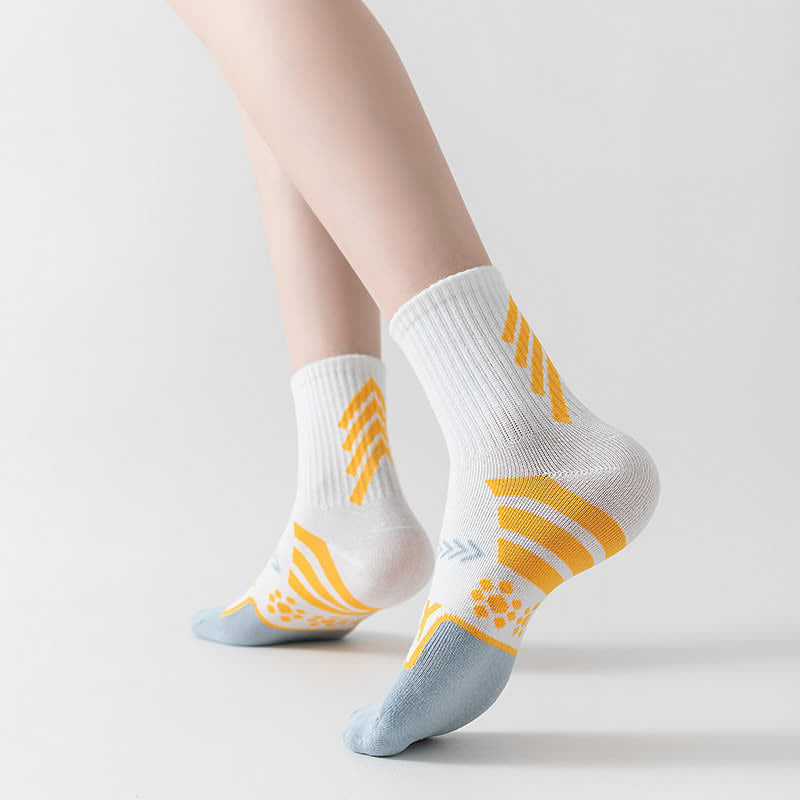 Number Graphics Print Ankle Compression Socks(8 Pairs)