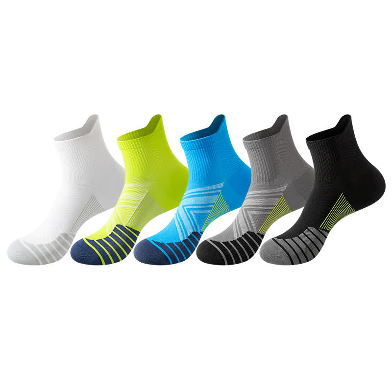 Quick-drying Thin Running Ankle Compression Socks(5 Pairs)
