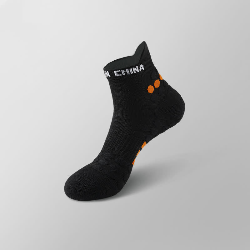 Cotton Non-slip Sports Ankle Compression Socks(4 Pairs)