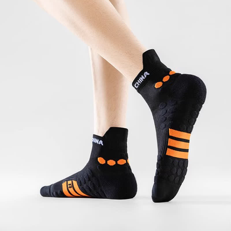 Cotton Non-slip Sports Ankle Compression Socks(4 Pairs)