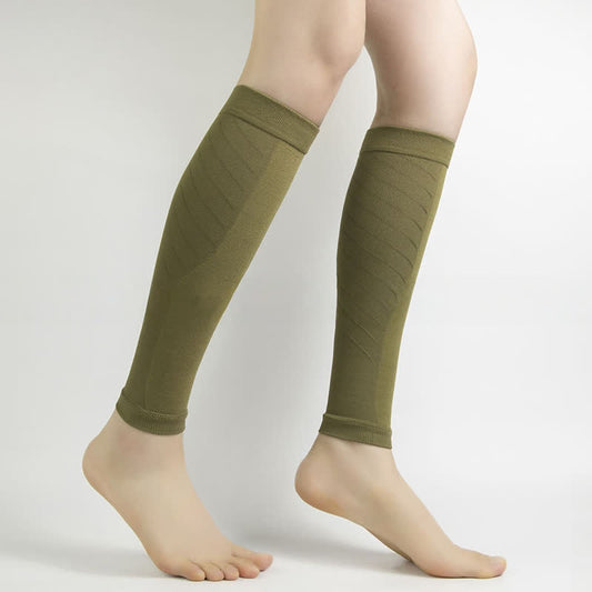 Plusock Solid Color Fiteness Calf Compression Sleeves