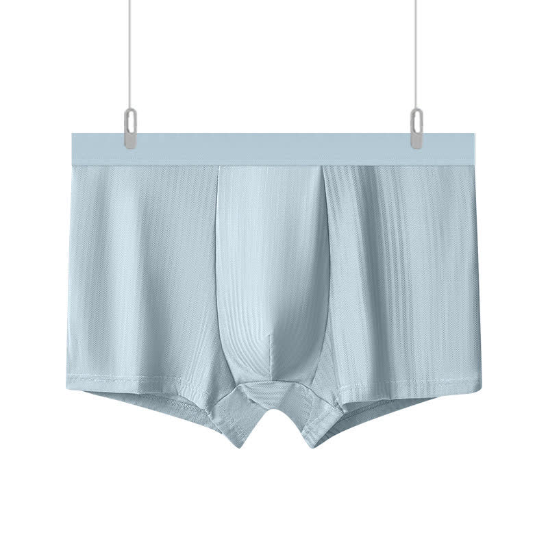 Plus Size High Elastic Men's High-waisted Boxer Briefs(3 Packs)