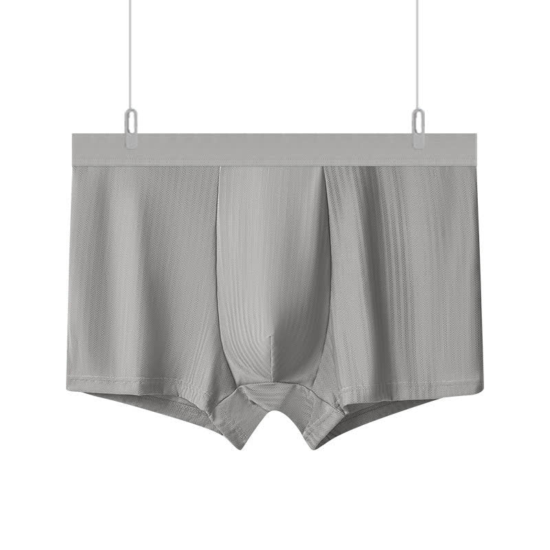 Plus Size High Elastic Men's High-waisted Boxer Briefs(3 Packs)