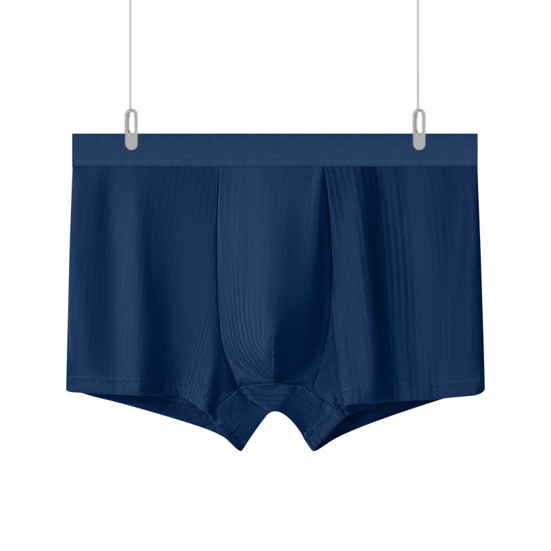 Plus Size High Elastic Men's High-waisted Boxer Briefs(3 Packs)