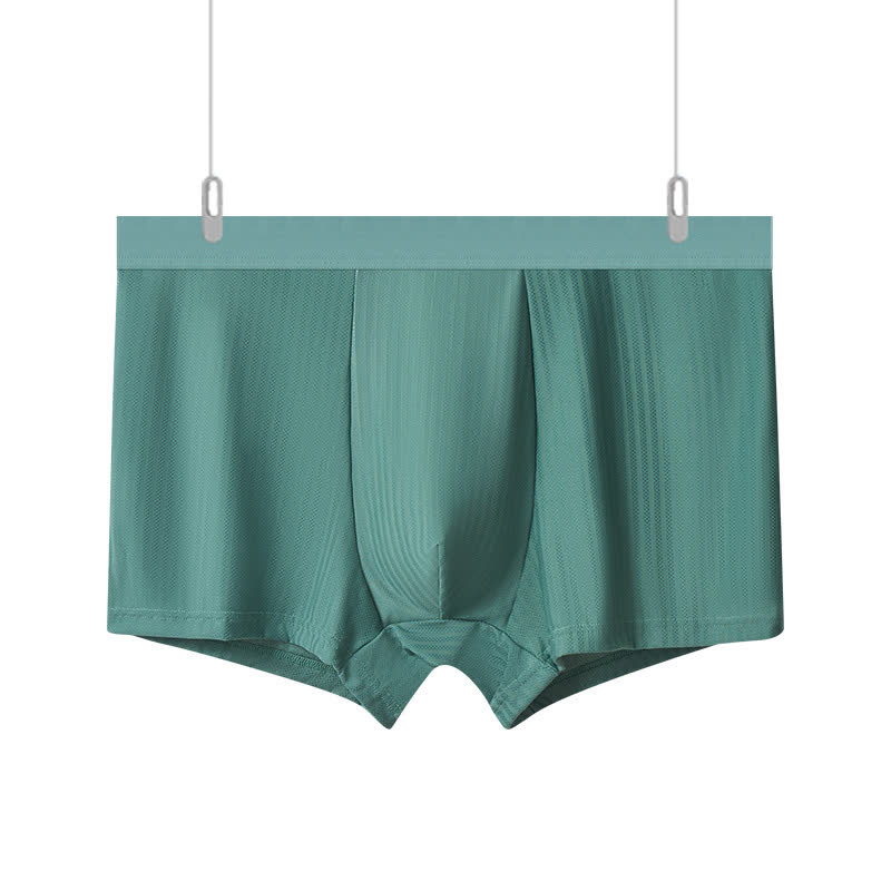 Plus Size High Elastic Men's High-waisted Boxer Briefs(3 Packs)