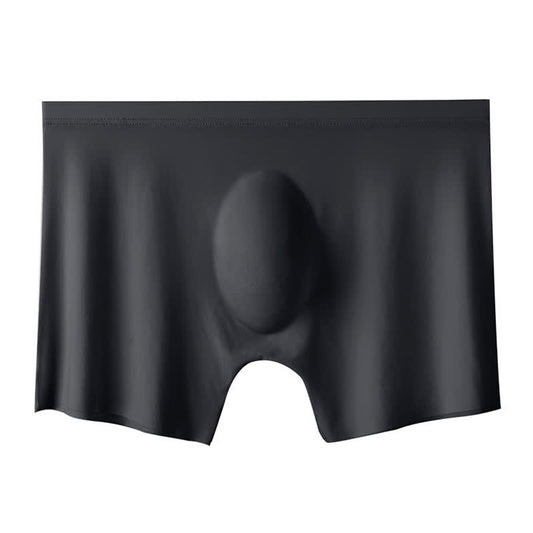 Plusock Breathable High Elastic Men's Ice Silk Boxer Briefs(3 Packs)