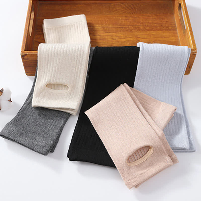 Silk Cotton Stirrup Compression Calf Sleeves(2 Pairs)