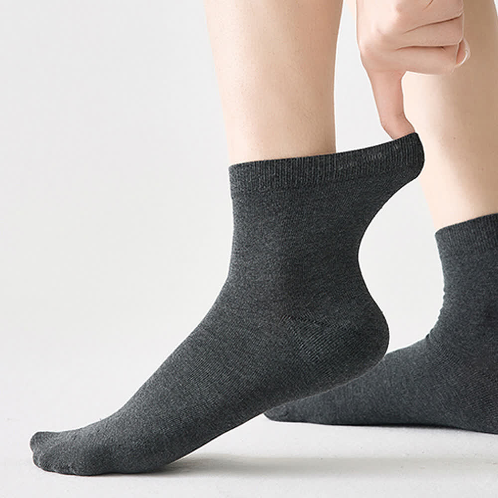 Pure Cotton Antibacterial Breathable Ankle Socks(5 Pairs)