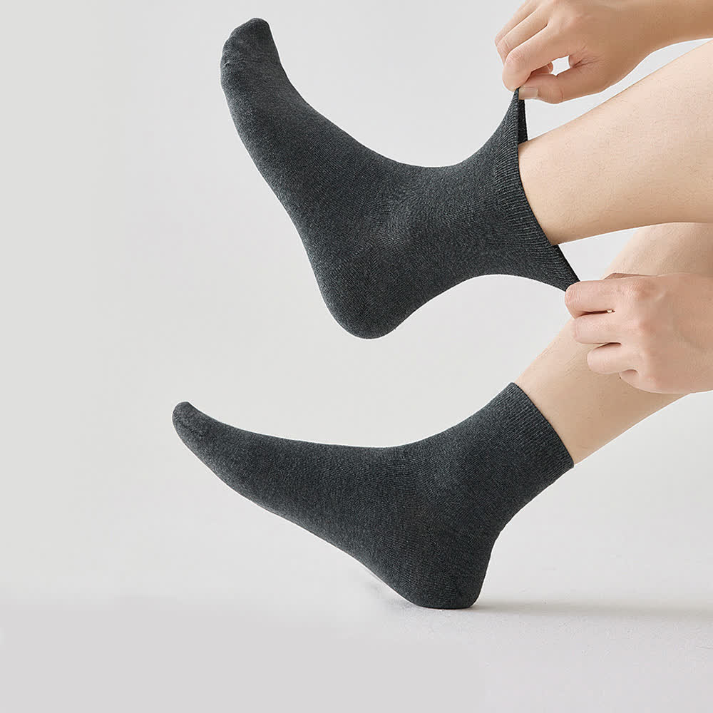 Pure Cotton Antibacterial Breathable Ankle Socks(5 Pairs)